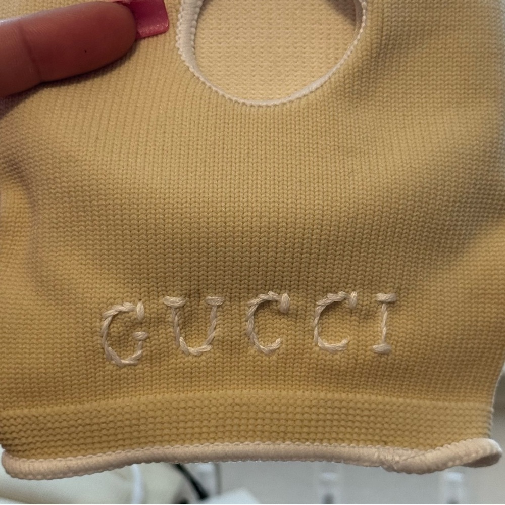 Gucci Beige Knee Pads size m new - Picture 6 of 8